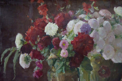 Oil painting Flowers Shulga Ivan Nikolaevich