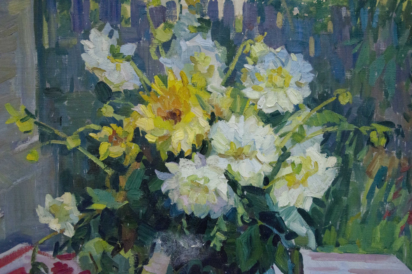 Oil painting Daisies Zorya (Zarya) Galina Denisovna