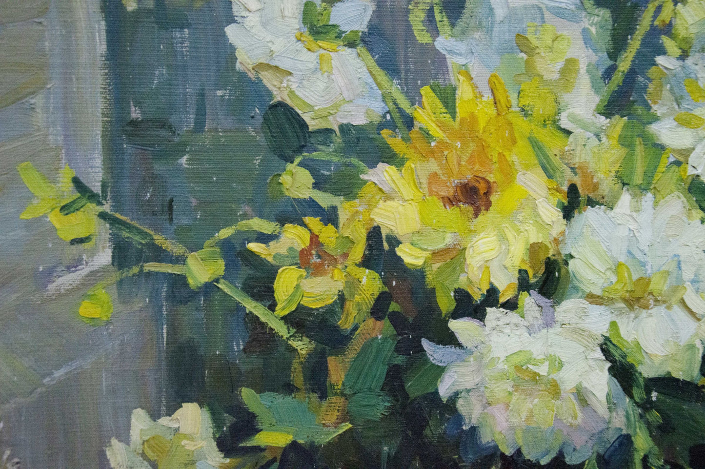 Oil painting Daisies Zorya (Zarya) Galina Denisovna