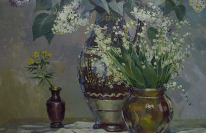 Oil painting Flowers Sidoruk Vladimir Fedorovich