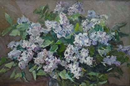 Oil painting Lilac Bouquet in Bloom Zinaida Sokolova