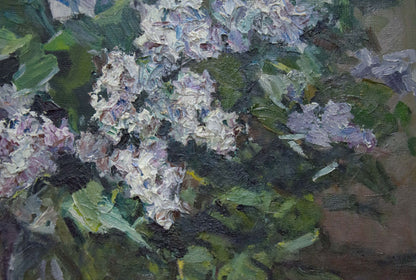 Oil painting Lilac Bouquet in Bloom Zinaida Sokolova