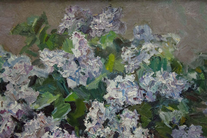 Oil painting Lilac Bouquet in Bloom Zinaida Sokolova