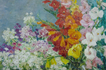 Oil painting Flowers Khitrova Tamara Aleksandrovna