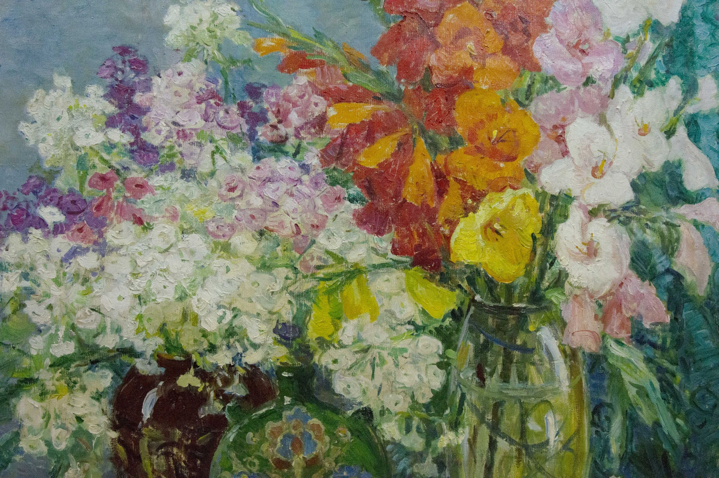 Oil painting Flowers Khitrova Tamara Aleksandrovna