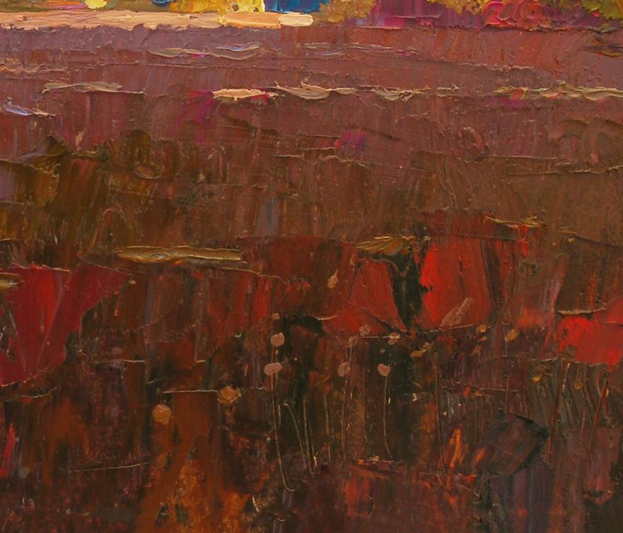 Oil painting Autumn ray Egor Shvachunov