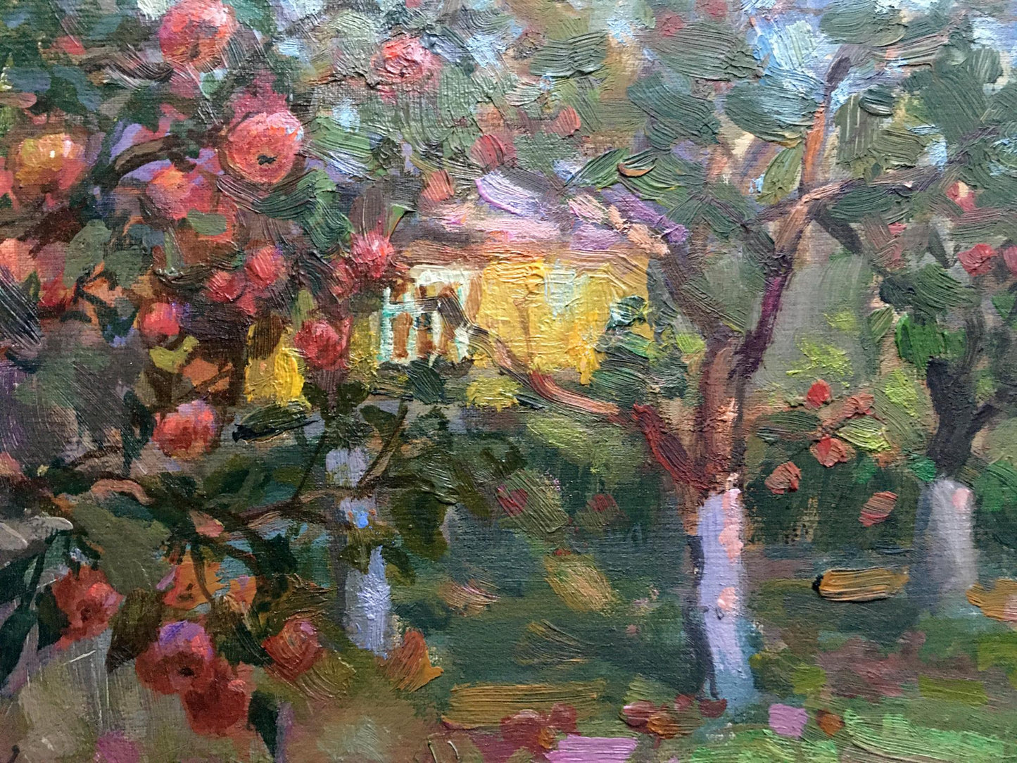 Oil painting First days of autumn Batrakov Vladimir Grigorievich