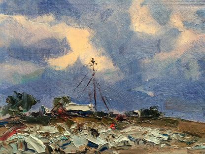 Oil painting Evening Alexander Nikolaevich Cherednichenko