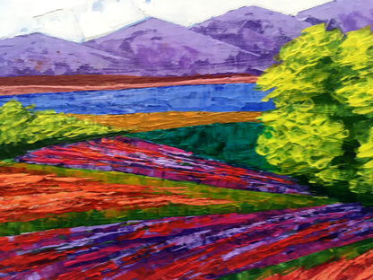 Oil painting Road to the mountains Zadorozhnya V. V.