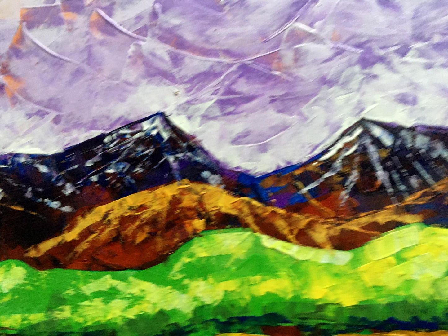 Oil painting In the mountains Zadorozhnya V. V.