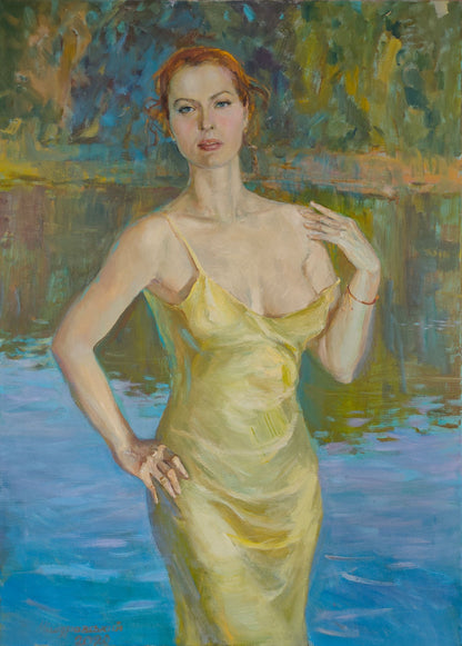 Oil painting Lisa Mishurovsky V. V.