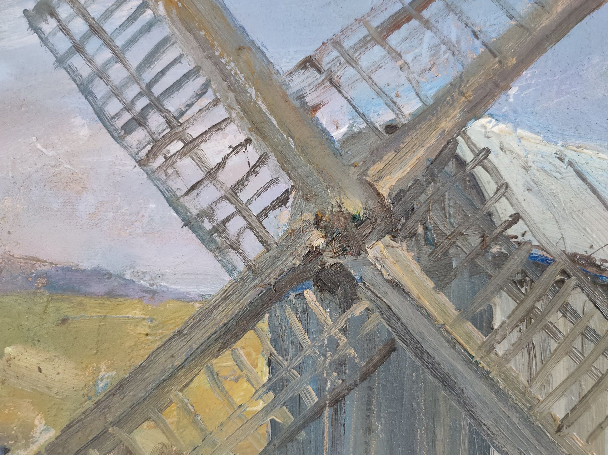 Oil painting Windmill 