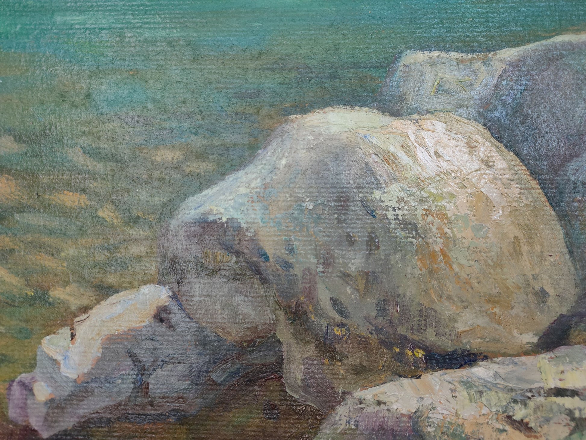Oil painting Stones 