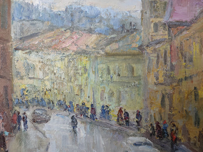 Oil painting City 