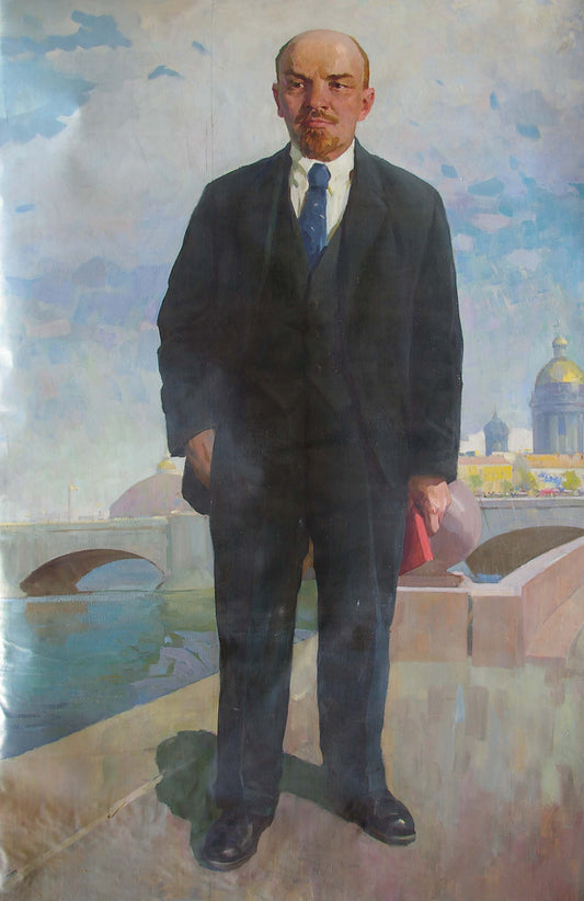Oil painting Lenin Soroka Arkady Vasilievich