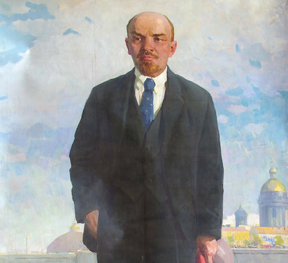 Oil painting Lenin Soroka Arkady Vasilievich