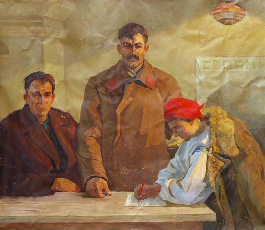 Oil painting The first Shinkarenko Stanislav Gavriilovich