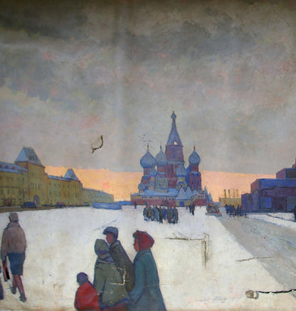 Oil painting Red Square Dubrovin Dmitriy Nikolayevich