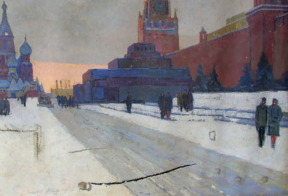 Oil painting Red Square Dubrovin Dmitriy Nikolayevich