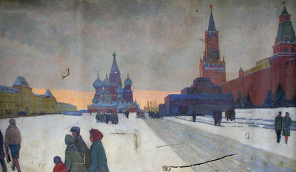 Oil painting Red Square Dubrovin Dmitriy Nikolayevich