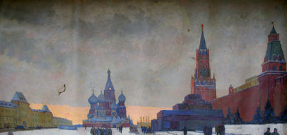 Oil painting Red Square Dubrovin Dmitriy Nikolayevich