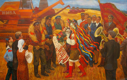 Oil painting Winners of social competitive Budnikov Vladimir Aleksandrovich