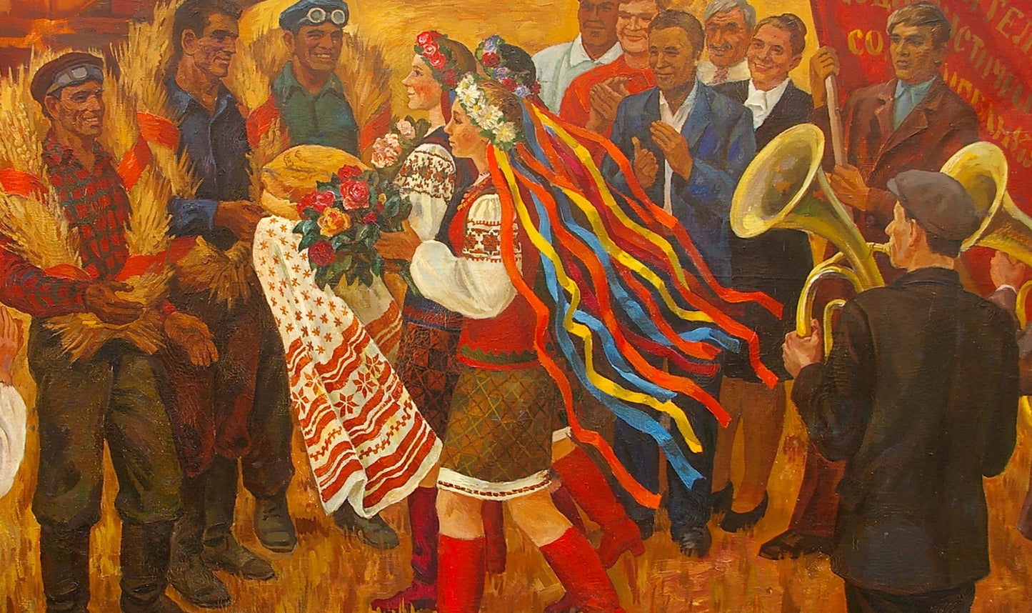 Oil painting Winners of social competitive Budnikov Vladimir Aleksandrovich