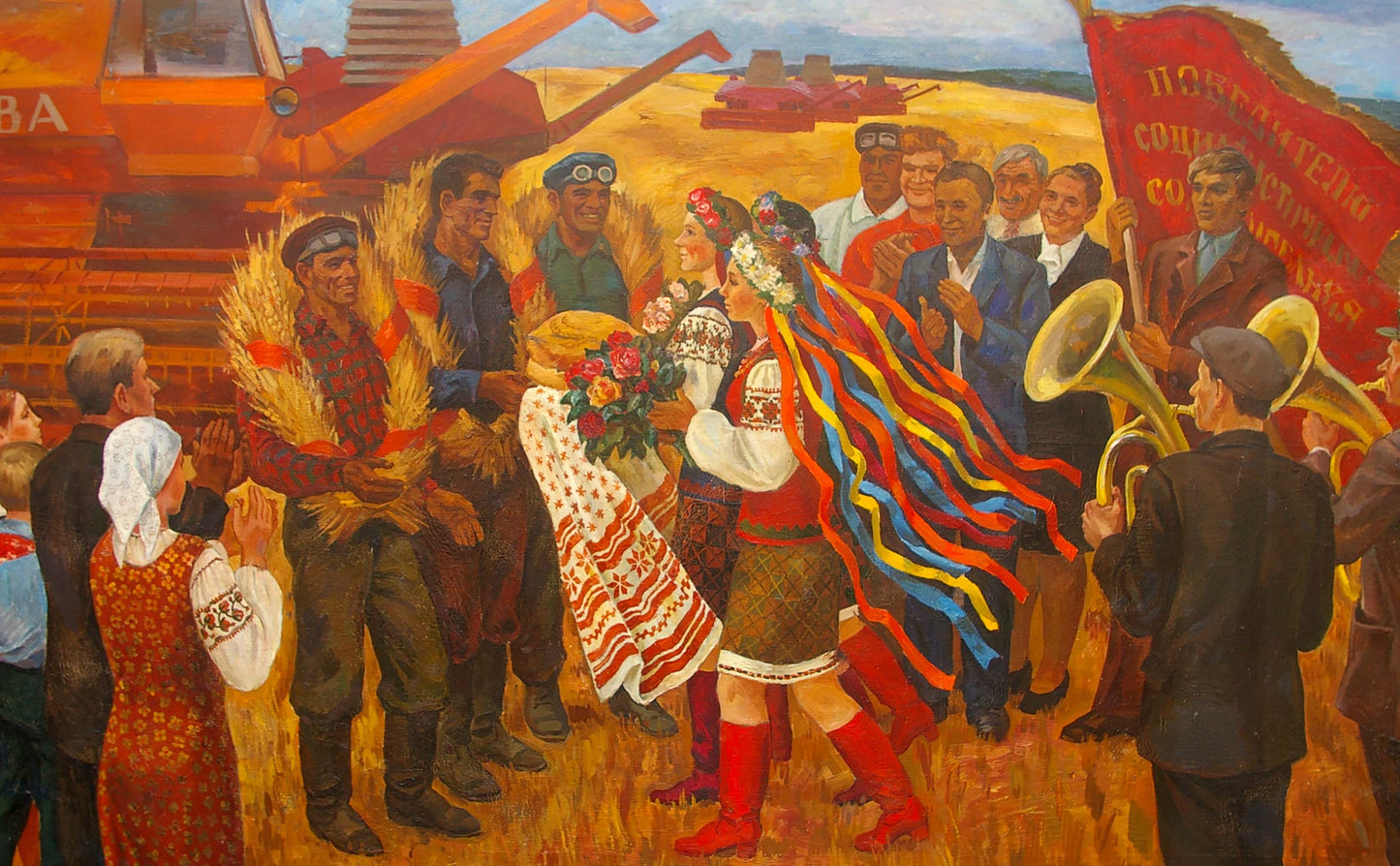 Oil painting Winners of social competitive Budnikov Vladimir Aleksandrovich