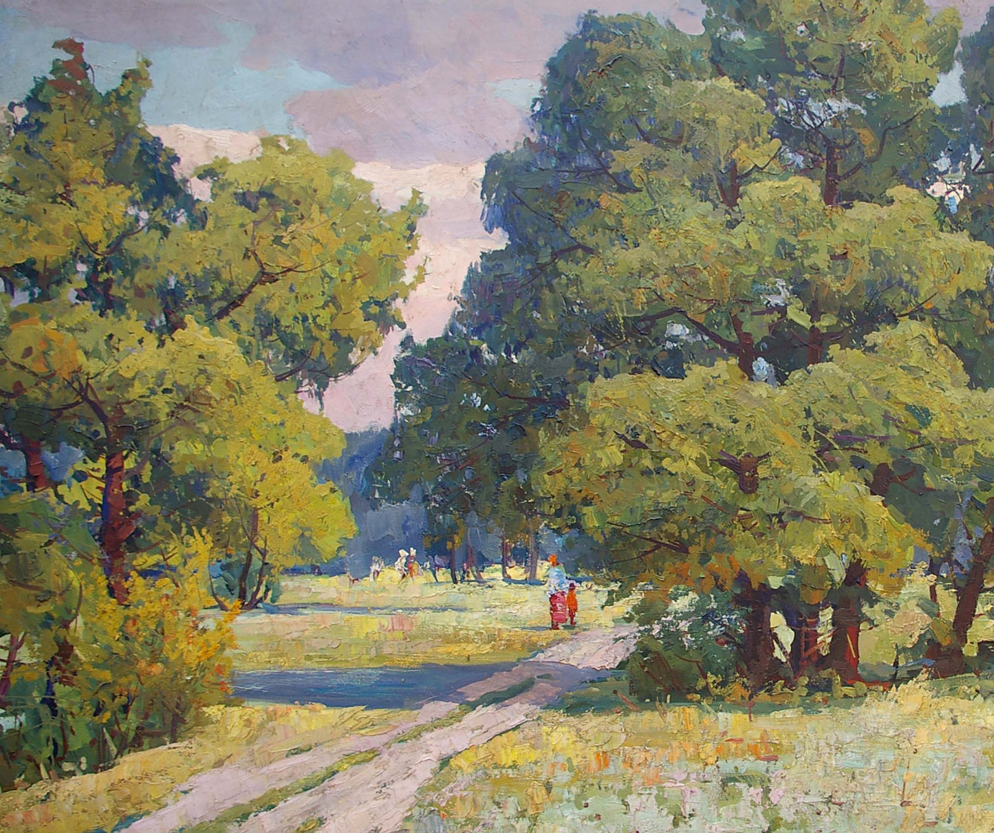 Oil painting Landscape Khitrova Tamara Alexandrovna