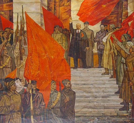 Oil painting October Lyubavin Yuri Mikhailovich