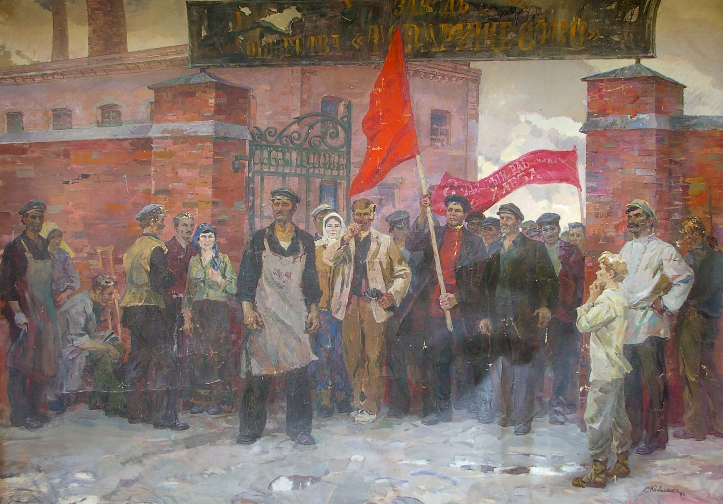 Oil painting To protest Kovalenko Semyon Dmitrievich