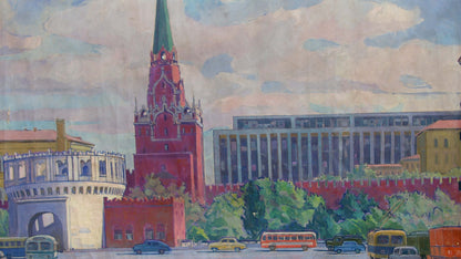 Oil painting Red Square Strelnikov Vladimir Vladimirovich