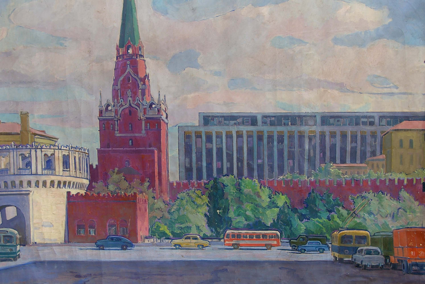 Oil painting Red Square Strelnikov Vladimir Vladimirovich