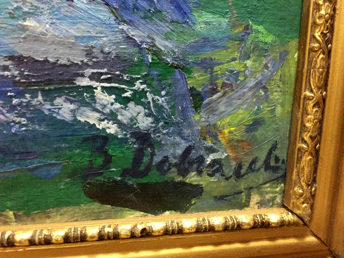 Signature of the painting