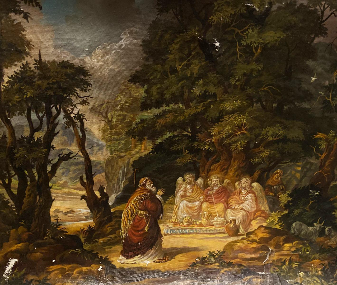 Oil painting The appearance of the angels to Abraham buy