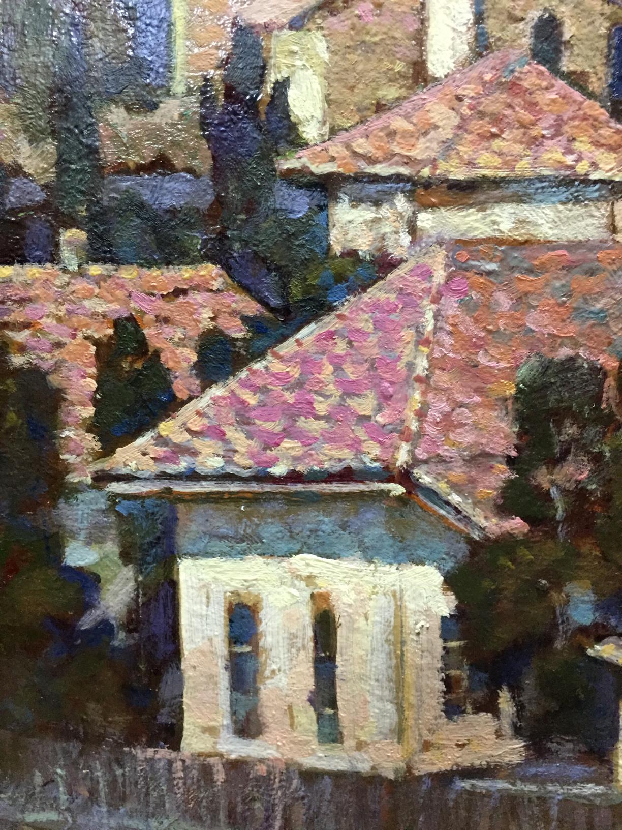 Oil Painting City Landscape