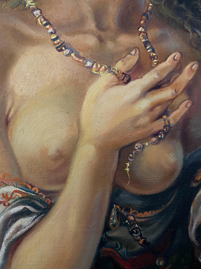 Oil painting Magdalene Alexander Arkadievich Litvinov