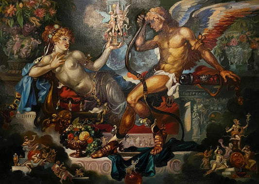 Oil painting Cupid and Psyche buy