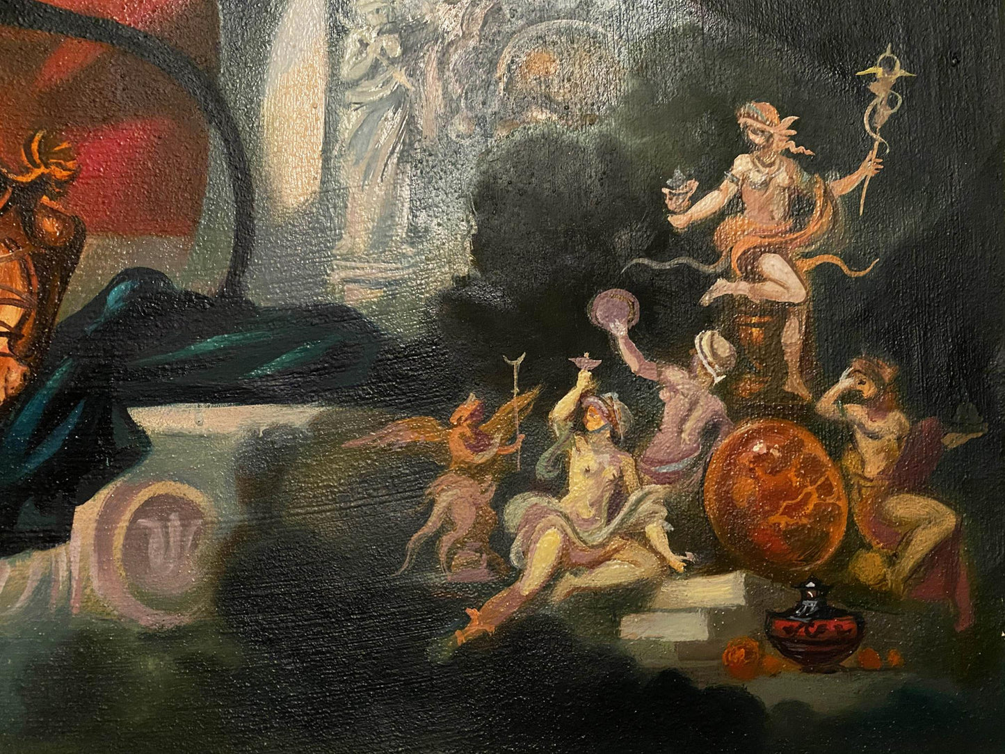 oil mythology painting