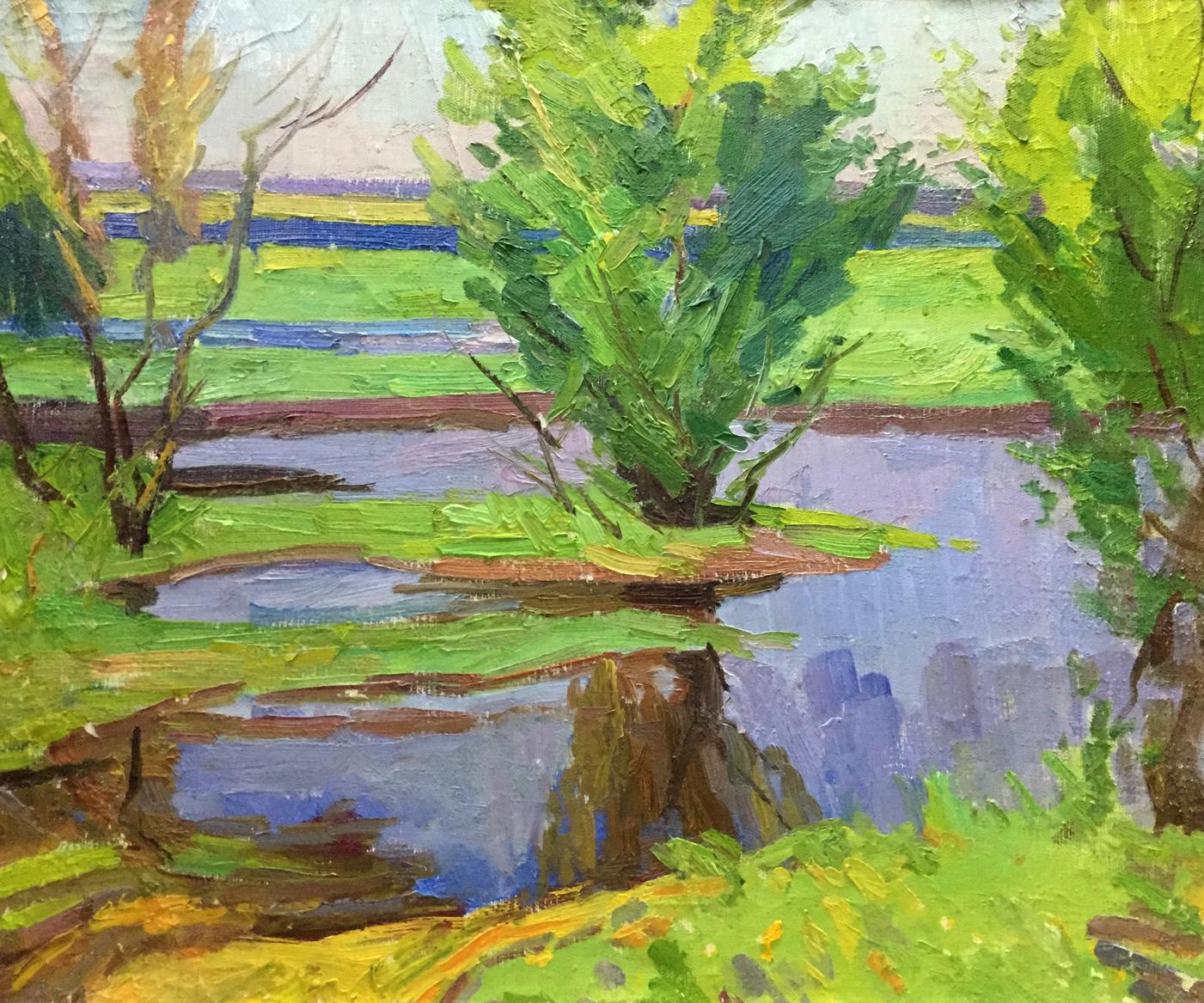 Oil painting Spring Kogan-Shats Matvey Borisovich