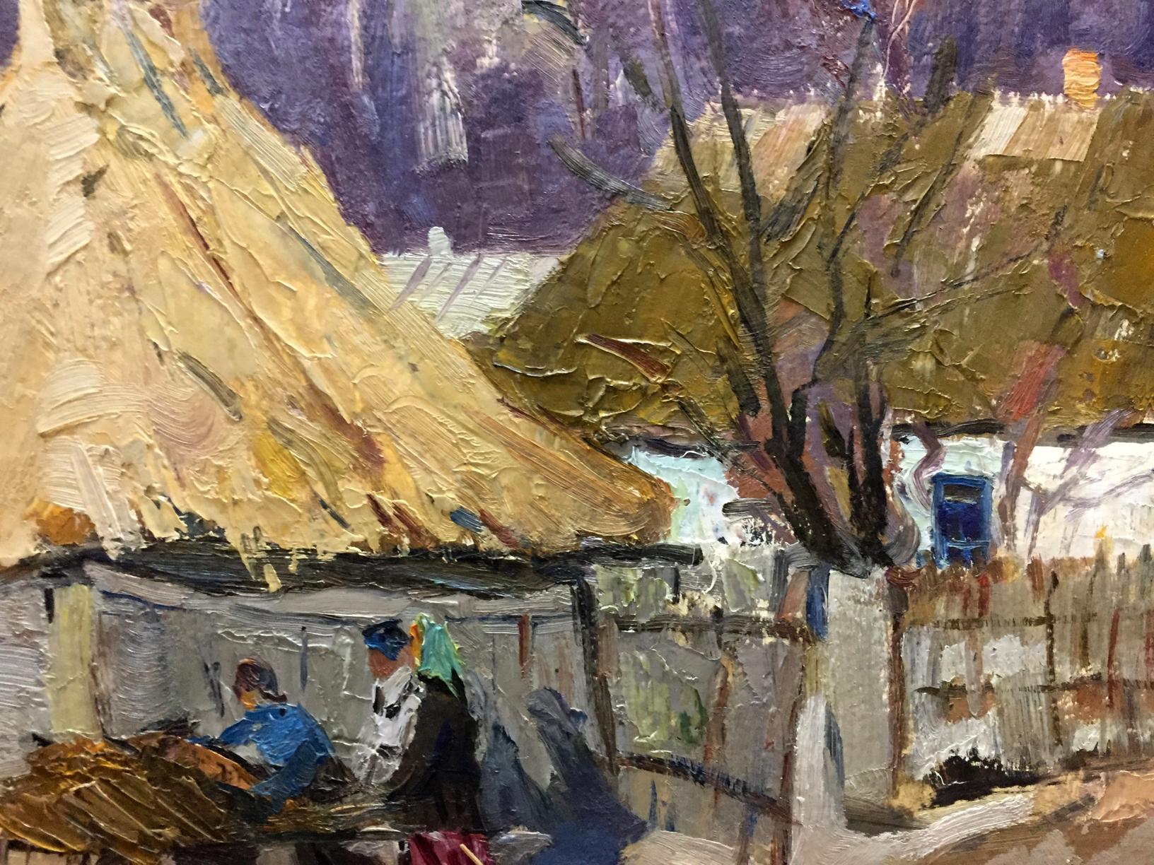 Oil Painting Village