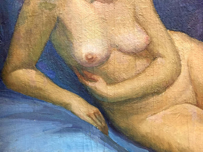 Oil Portrait Girl Nude