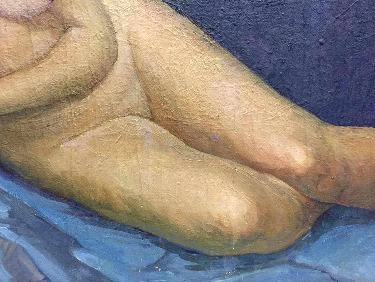 Oil Portrait Girl Naked