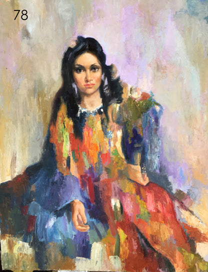 Oil painting Gypsy Serdyuk Boris Petrovich