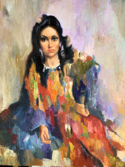 Oil painting Gypsy Serdyuk Boris Petrovich