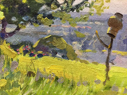 Oil Painting Village Landscape
