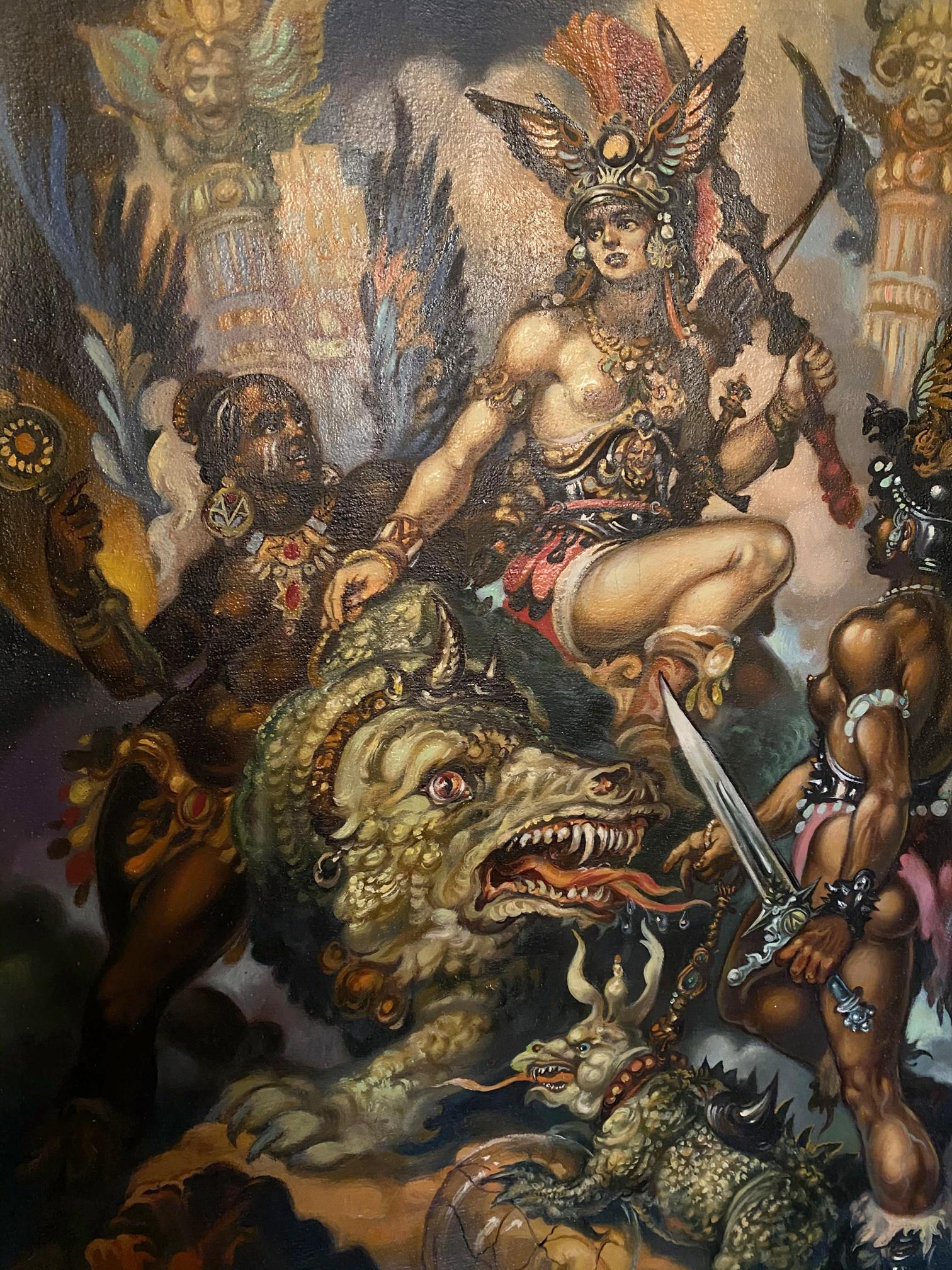 oil mythology painting