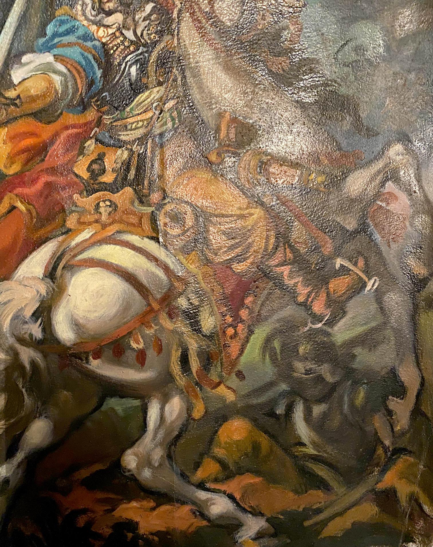 oil painting Cossack