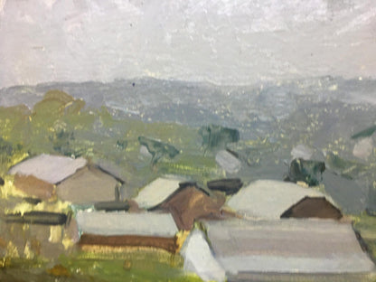 Oil painting Rural landscape Bloshenko Anatoly Mikhailovich