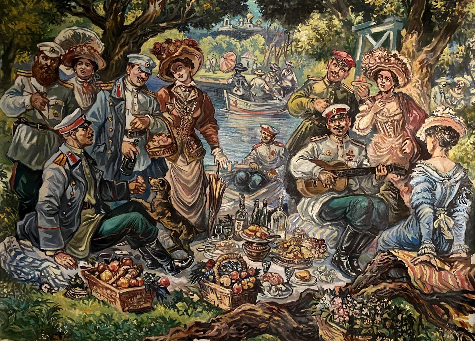 Oil painting Picnic buy